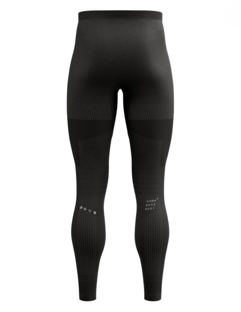 Compressport Winter Hardloop Legging M Hardlooplegging Heren Zwart | UDNCKE178