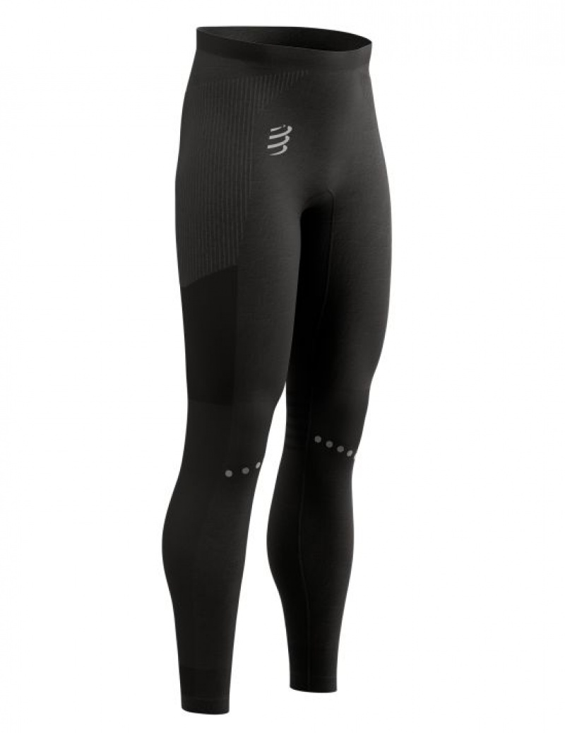 Compressport Winter Hardloop Legging M Hardlooplegging Heren Zwart | UDNCKE178